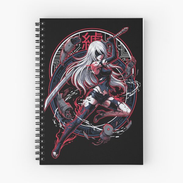 Item preview, NieR Automata A2 Wild Long Hair Velvet Midriff Cloth Art designed and sold by Senpaiwaves.