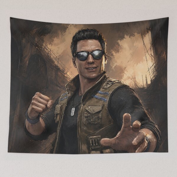 Item preview, Johnny Cage Mortal Kombat Fanart designed and sold by bapupa.