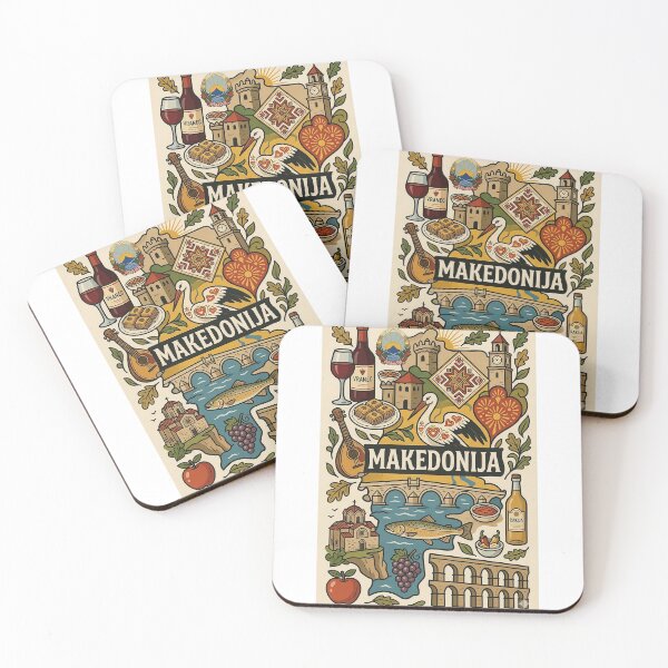 Item preview, Makedonija — Icons of a Nation designed and sold by FlatlineArtCo.