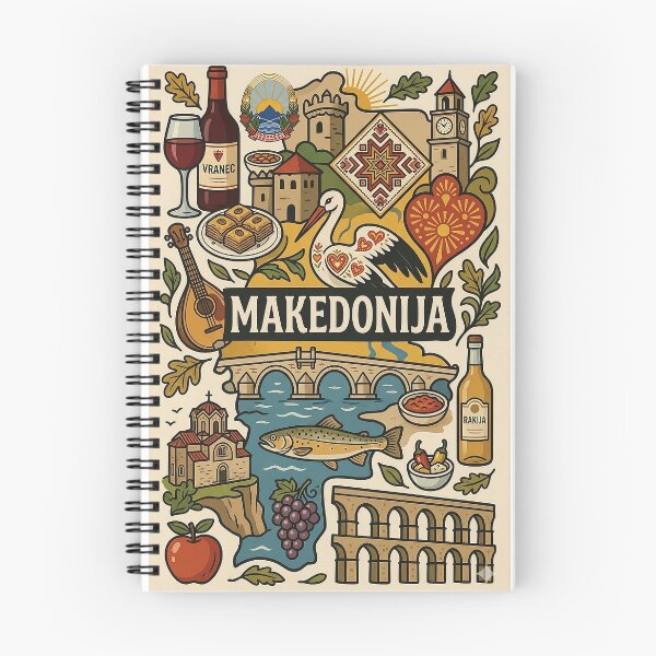 Item preview, Makedonija — Icons of a Nation designed and sold by FlatlineArtCo.