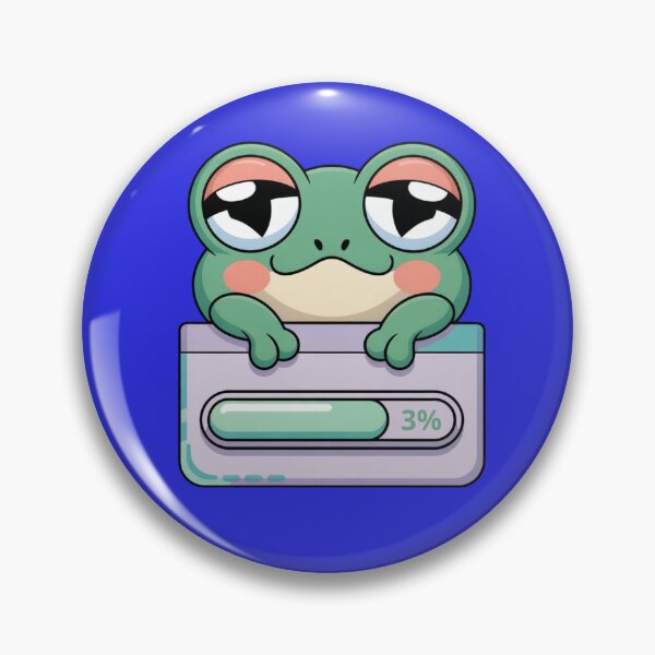 Item preview, Updating Personality Frog Shirt Funny Tech Meme Frog Loading Humor Tee designed and sold by maxiprom.