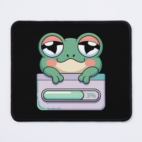 Item preview, Updating Personality Frog Shirt Funny Tech Meme Frog Loading Humor Tee designed and sold by maxiprom.