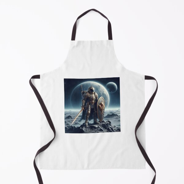 Item preview, Space Crusader — The Last Knight of the Lunar Frontier designed and sold by FlatlineArtCo.