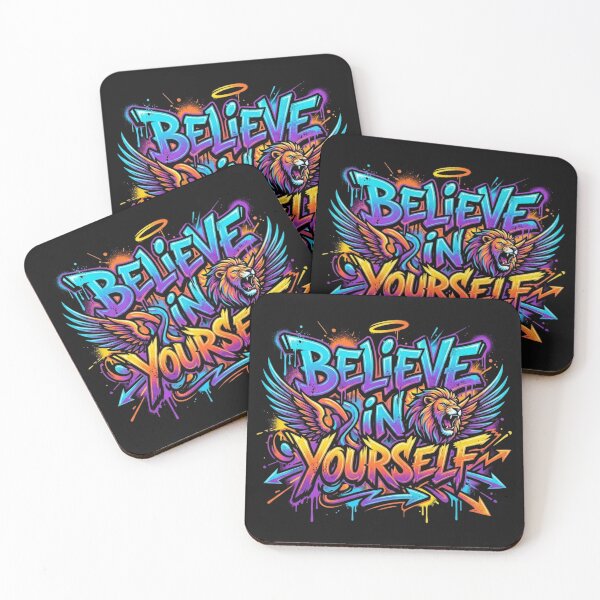 Item preview, Believe In Yourself Motivational Graffiti Lion Design designed and sold by phamso99999.