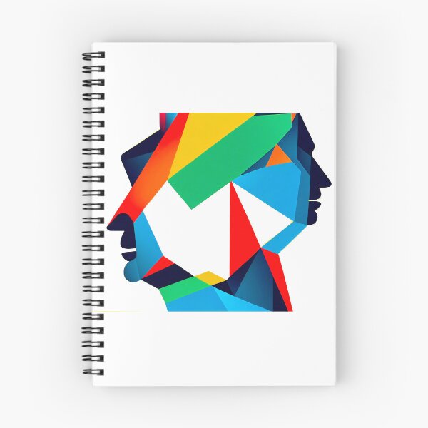 Item preview, Illustration of abstract human head. Two abstract human profiles. Symbol of therapy, coaching, psychology. Mental health logo. designed and sold by ArtEventET.