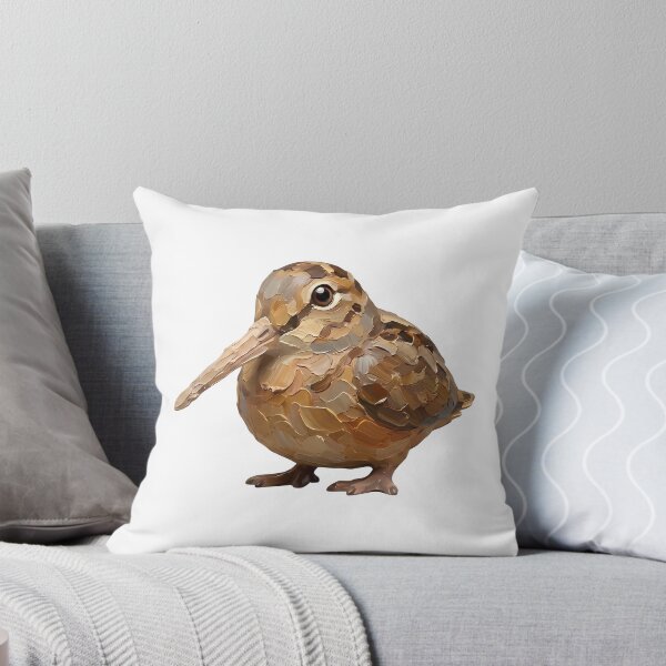 Item preview, American Woodcock Oil Painting Style Figurine designed and sold by PawsInBloom.
