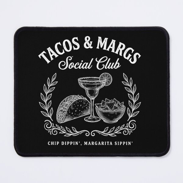 Item preview, Tacos & Margs Social Club Retro Food and Drink Shirt designed and sold by ArcaneArtistry.