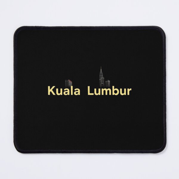 Item preview, Kuala Lumpur Skyline Modern Gold Typography Art designed and sold by artlife4.