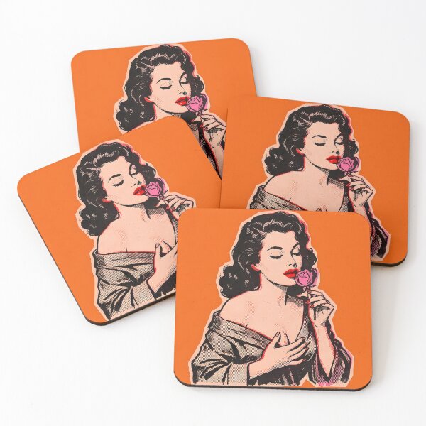 Item preview, Vintage PinUp - The Smell Of A Rose designed and sold by AiFantasticArt.