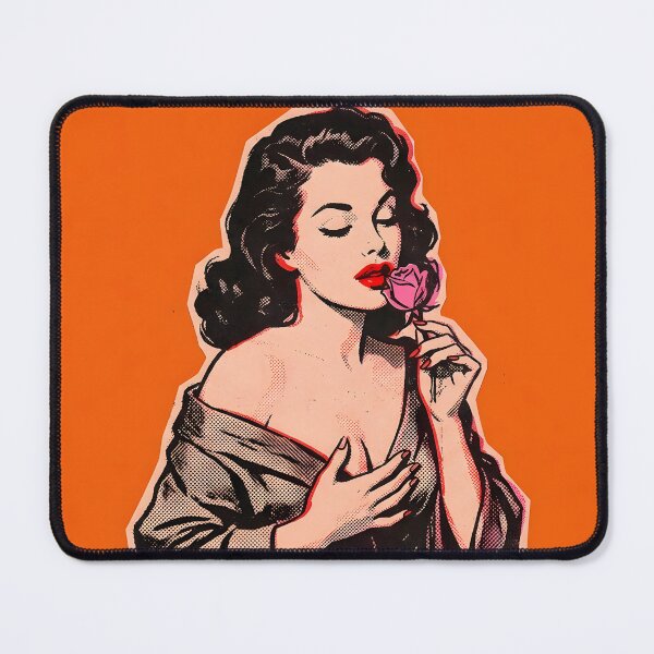 Item preview, Vintage PinUp - The Smell Of A Rose designed and sold by AiFantasticArt.