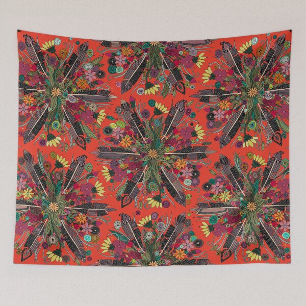 Item preview, bohemian posy fire designed and sold by scrummy.