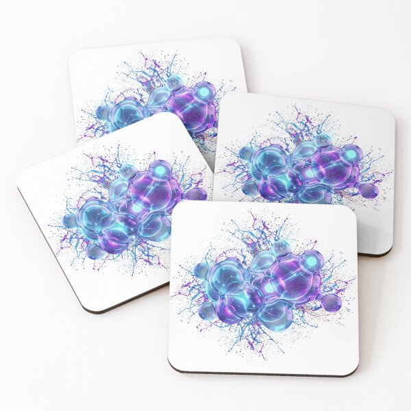 Item preview, Quantum Fusion: Abstract Bioluminescent Blobs designed and sold by Peter Veselinović.