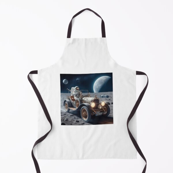 Item preview, Moon Cruise — Vintage Drive Across the Lunar Surface designed and sold by FlatlineArtCo.