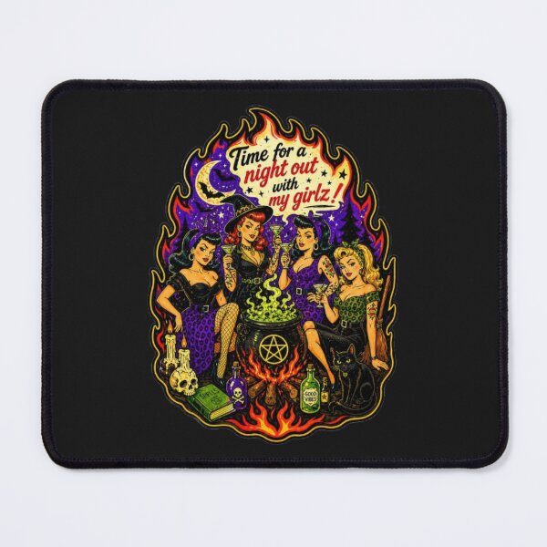 Item preview, Witchy Girls Night Out – Vintage Pin-Up Coven Party designed and sold by Rebel Femme Studio.