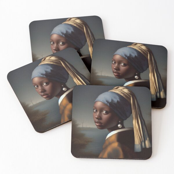 Item preview, Girl With a Pearl Earring — Reimagined designed and sold by FlatlineArtCo.
