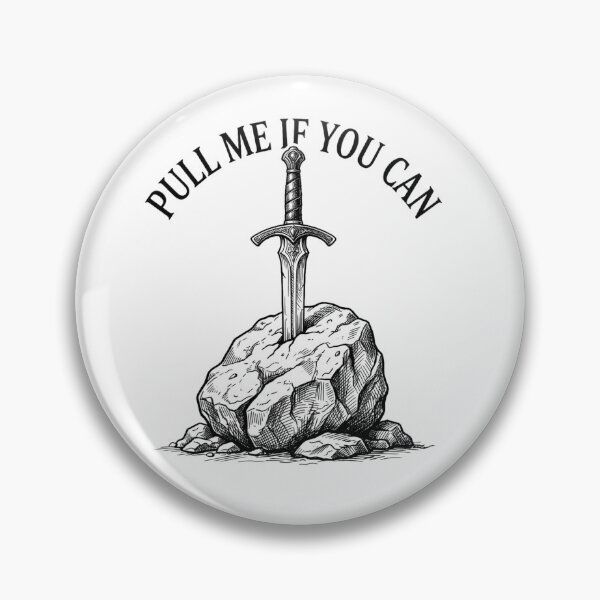 Item preview, Excalibur Sword in Stone - Pull Me If You Can designed and sold by RoyalDeluxGo.