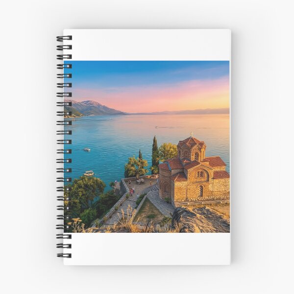 Item preview, Lake Ohrid Serenity - Saint John at Kaneo designed and sold by FlatlineArtCo.