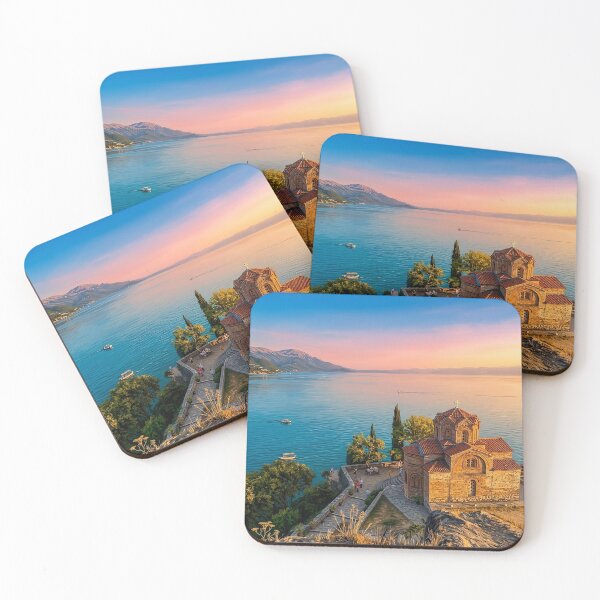 Item preview, Lake Ohrid Serenity - Saint John at Kaneo designed and sold by FlatlineArtCo.
