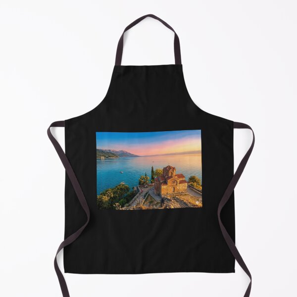Item preview, Lake Ohrid Serenity - Saint John at Kaneo designed and sold by FlatlineArtCo.