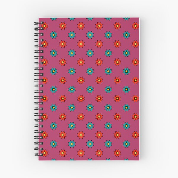 Item preview, Maroon, scarlet & viridian green floral pattern designed and sold by Mint + Midnight.
