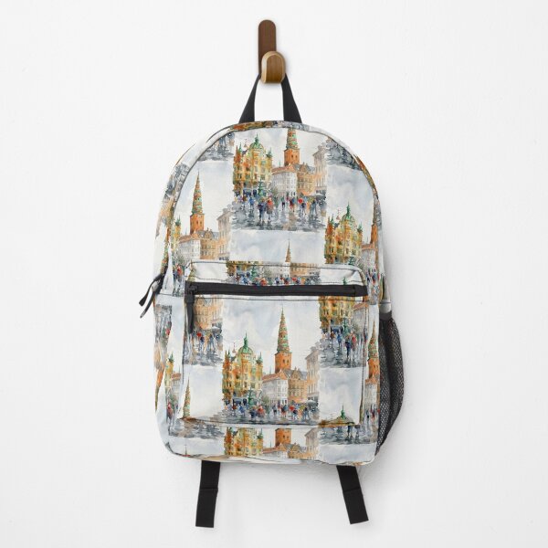 Item preview, Copenhagen Amagertorv Watercolor designed and sold by caracatita75.
