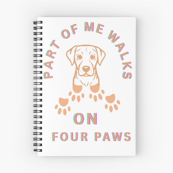 Item preview, Part of me walks on four paws designed and sold by Retriever Dog Tribe.