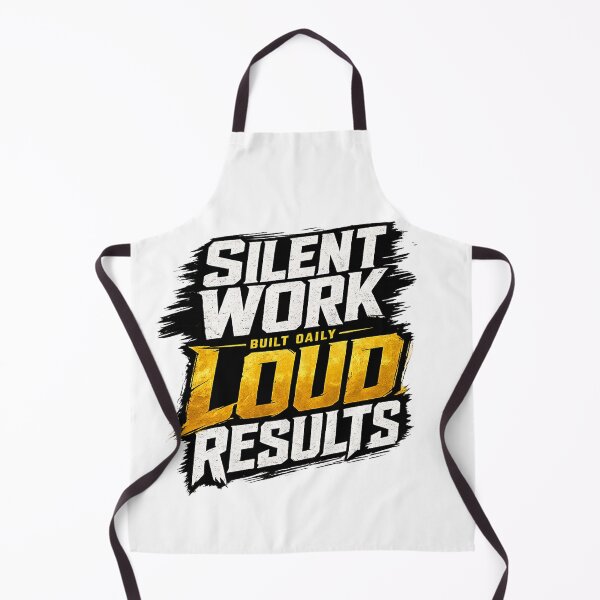 Item preview, Silent Work Loud Results PNG Built Daily Quote Design Motivational Typography Gym Shirt Graphic Streetwear Design  designed and sold by Otmeks.