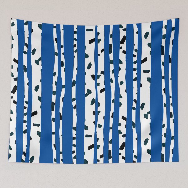 Item preview, Birch on Dark Blue designed and sold by ArtyFridgees.