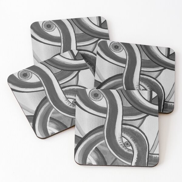 Item preview, Tangled Eyes B&W Black and White designed and sold by Dominika Brodowska.