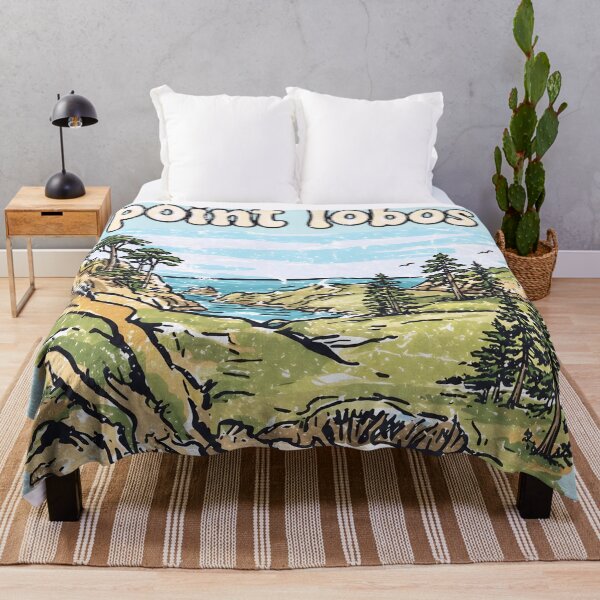 Item preview, Point Lobos Park California Landscape Cute Sea Otter designed and sold by HowToCanadian.
