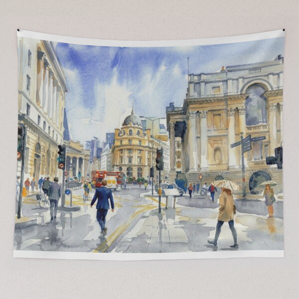 Item preview, Rainy City of London designed and sold by caracatita75.