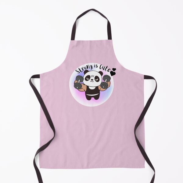 Item preview, Strong is Cute Panda Gym Workout Design, Cute Fitness Motivation Quote T-Shirt designed and sold by Palette _Vibes.