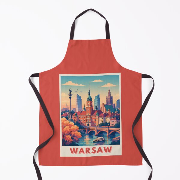 Item preview, Warsaw Poland Travel Poster designed and sold by MatthewHeights.