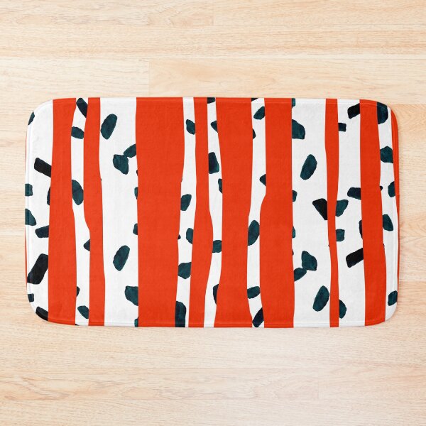 Item preview, Birch on Red designed and sold by ArtyFridgees.