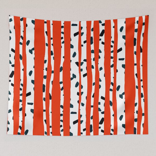 Item preview, Birch on Red designed and sold by ArtyFridgees.
