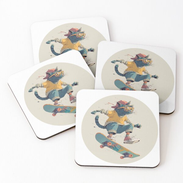 Item preview, Skater Cat designed and sold by Flashboy.