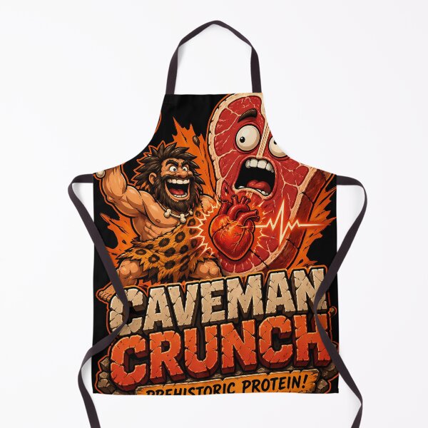 Item preview, Caveman Crunch: Funny Prehistoric Protein Cartoon designed and sold by Highwayman1975.