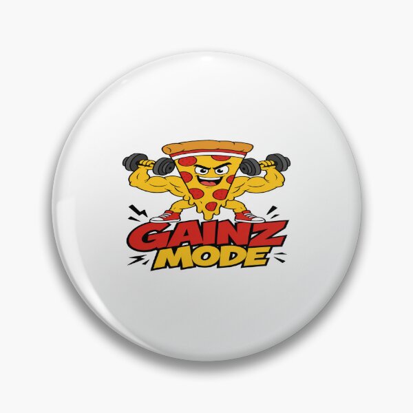 Item preview, Muscle Pizza Workout Design • Funny Fitness Gym Motivation • Gainz Mode Strength Aesthetic designed and sold by Bright Nest Studio.