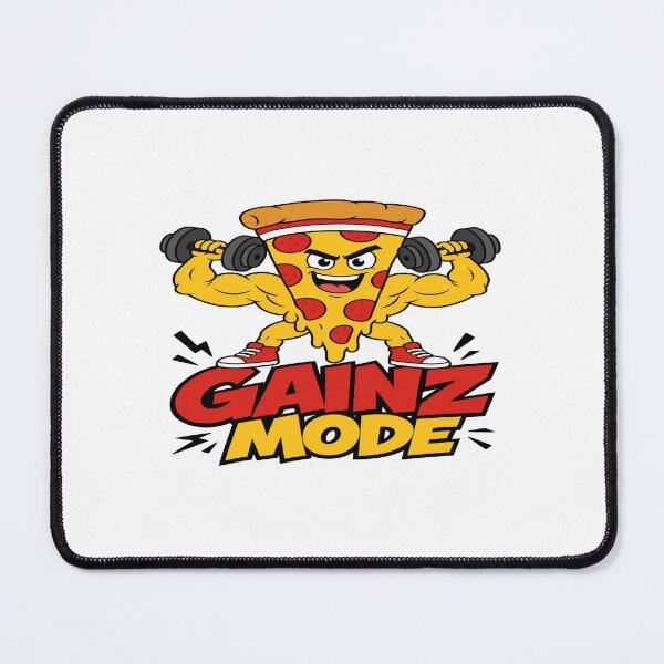 Item preview, Muscle Pizza Workout Design • Funny Fitness Gym Motivation • Gainz Mode Strength Aesthetic designed and sold by Bright Nest Studio.