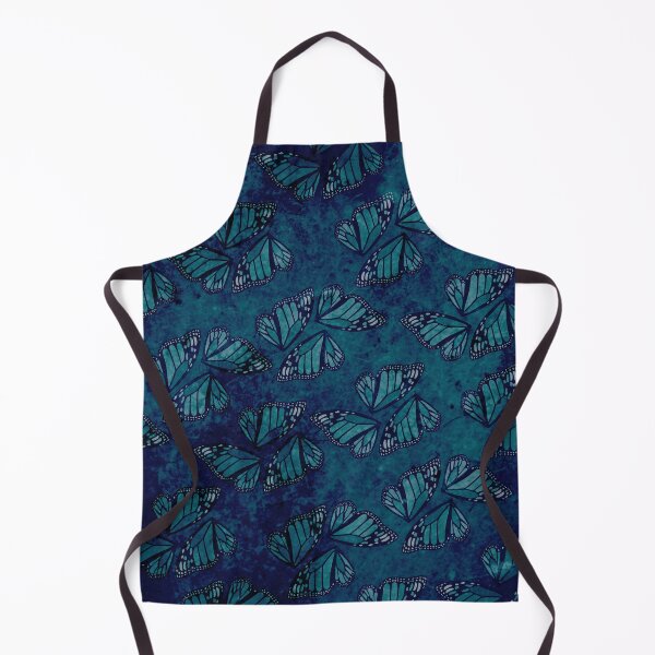 Item preview, Dark Blue Turquoise Monarch Wings Mosaic designed and sold by jocelynsart.