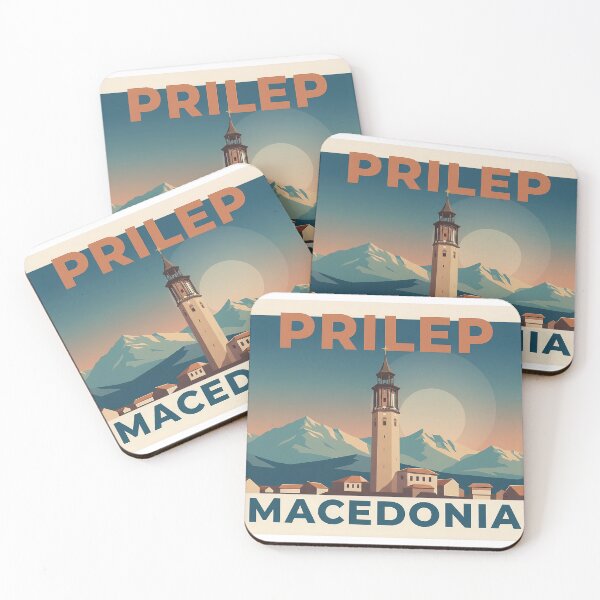 Item preview, Prilep Macedonia Vintage Travel Poster designed and sold by FlatlineArtCo.