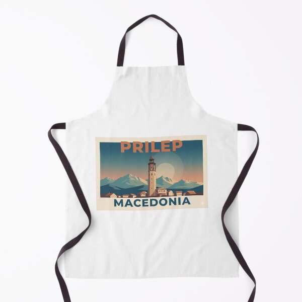 Item preview, Prilep Macedonia Vintage Travel Poster designed and sold by FlatlineArtCo.
