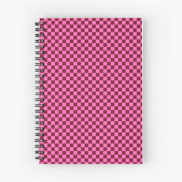 Item preview, Claret & hot pink small scale checkered designed and sold by Mint + Midnight.