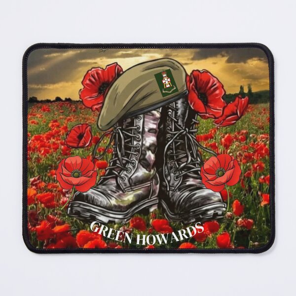 Item preview, The Green Howards Beret on Boots Remembrance designed and sold by Bootneckstore.