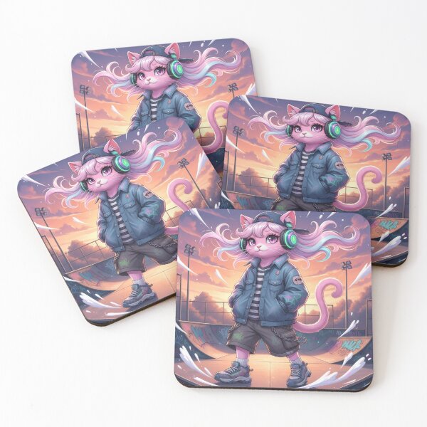 Item preview, Gato patinador designed and sold by Zelda50.