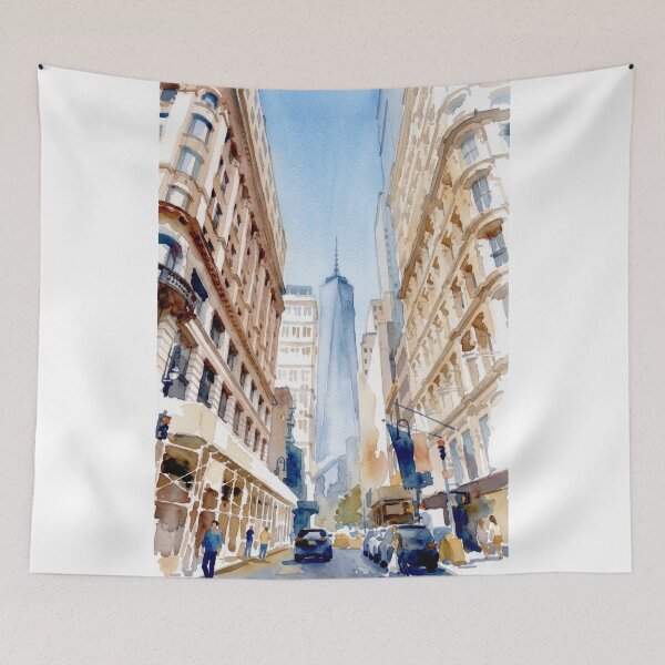 Item preview, Lower Manhattan Street View designed and sold by caracatita75.