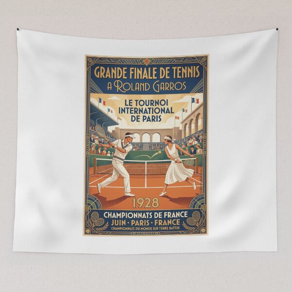 Item preview, Tennis in France 1928 designed and sold by Theodor Decker.