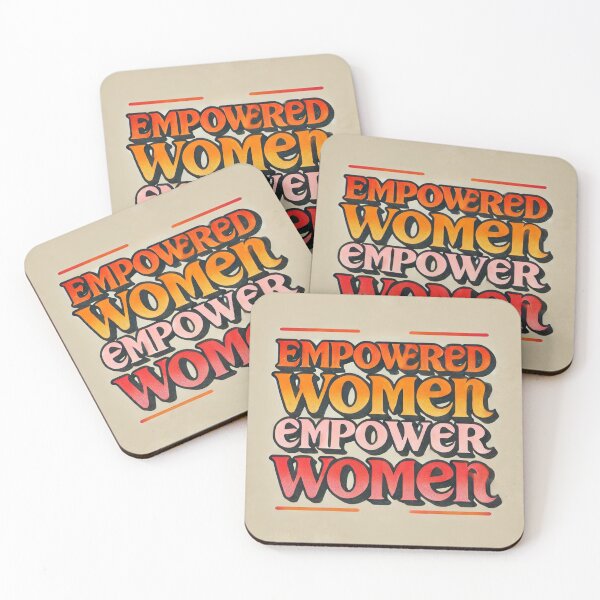 Item preview, Empowered Women Empower Women Sticker | Feminist Quote Gift | Retro 70s Aesthetic | Girl Power Design designed and sold by ZaRiSelects.