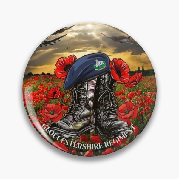 Item preview, Gloucestershire Regiment Beret on Boots Remembrance designed and sold by Bootneckstore.
