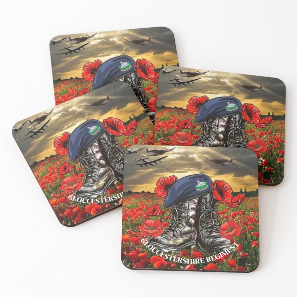 Item preview, Gloucestershire Regiment Beret on Boots Remembrance designed and sold by Bootneckstore.